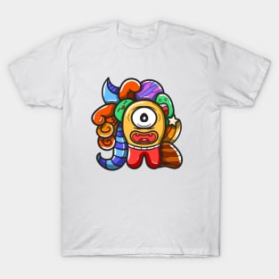 Monster Character Doodle Art T-Shirt